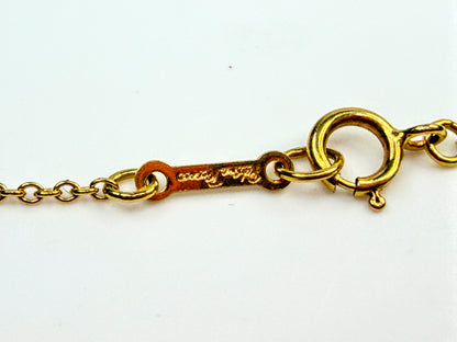Vintage Tiffany & Co. 18K Gold Paloma Picasso X Pendant Necklace JR1597