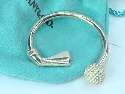 Tiffany & Co. Sterling Silver Golf Keyring JR9329