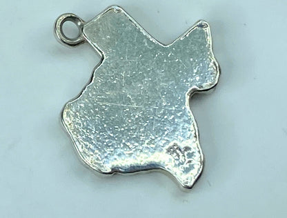 Retired James Avery Sterling Silver Texas is Home Charm Charm JR567