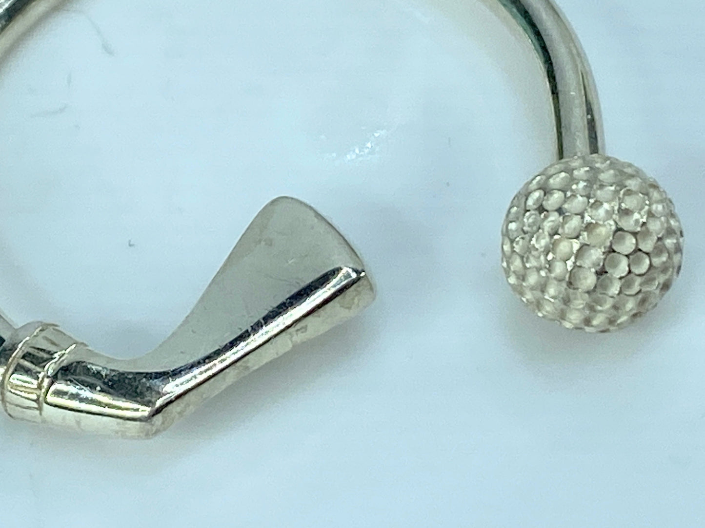 Tiffany & Co. Sterling Silver Golf Keyring JR9329