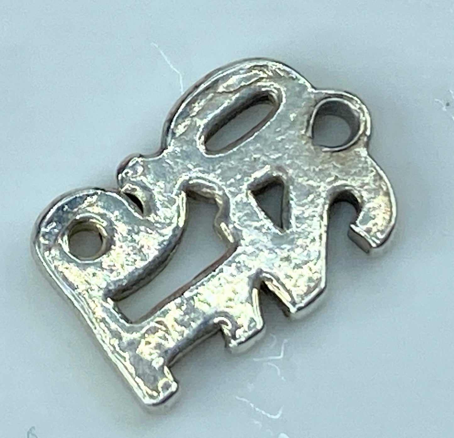 James Avery Retired Sterling Silver Stacked 2016's Year Charm (Read) 1.1g JR568