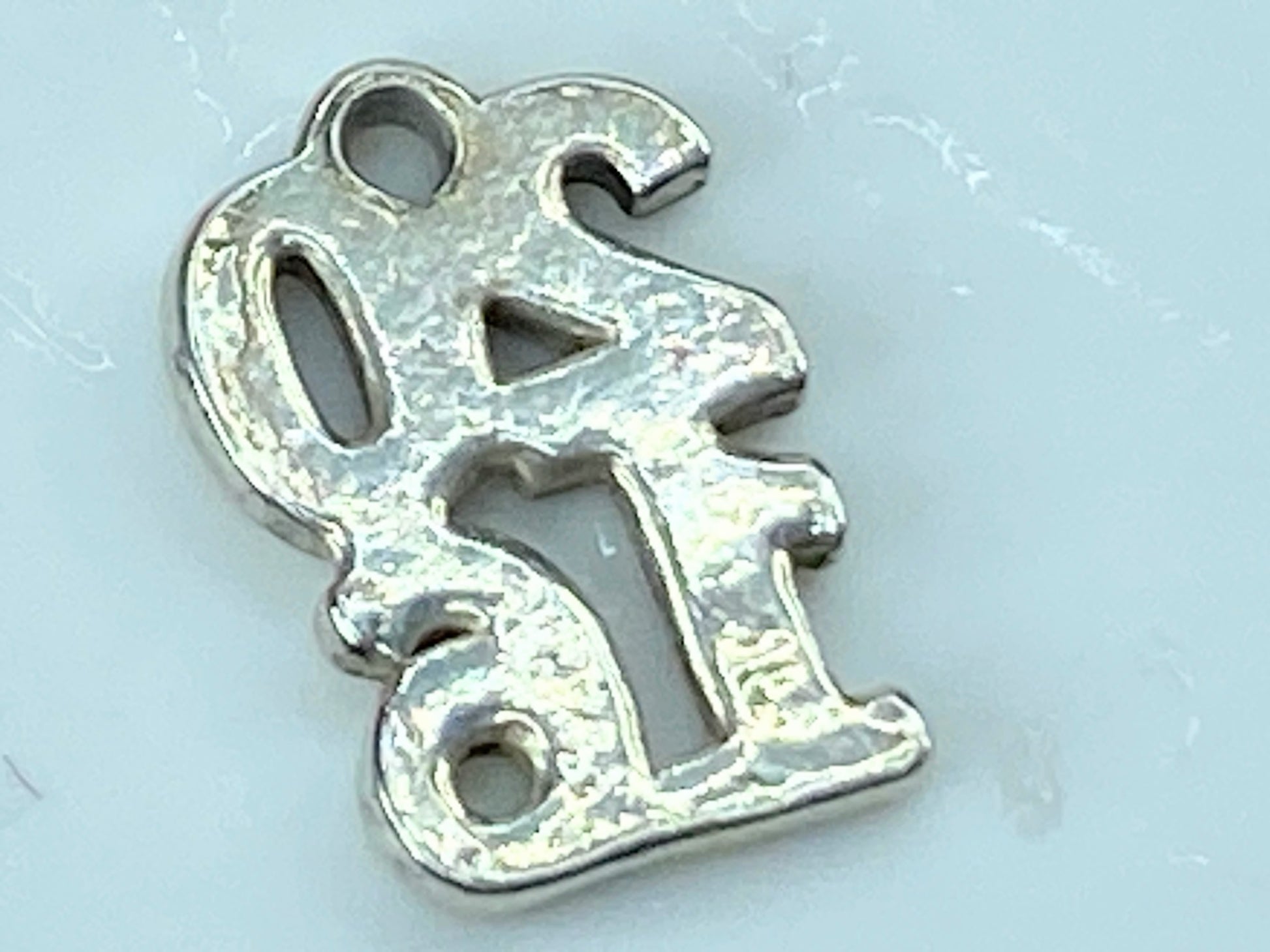 James Avery Retired Sterling Silver Stacked 2016's Year Charm (Read) 1.1g JR568