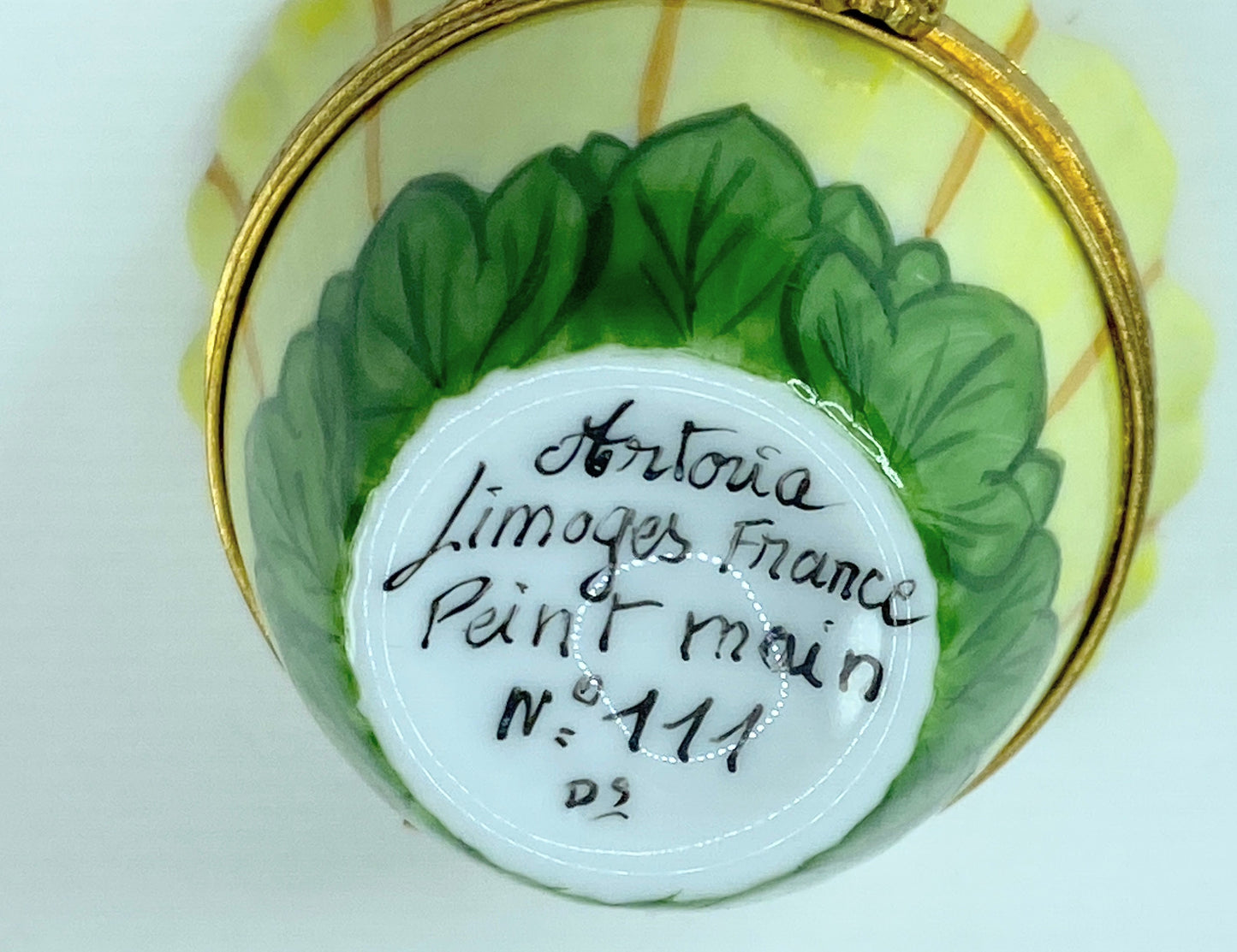 Limited Edition Artoria Limoges Garden Collectible Sunflower trinket A558