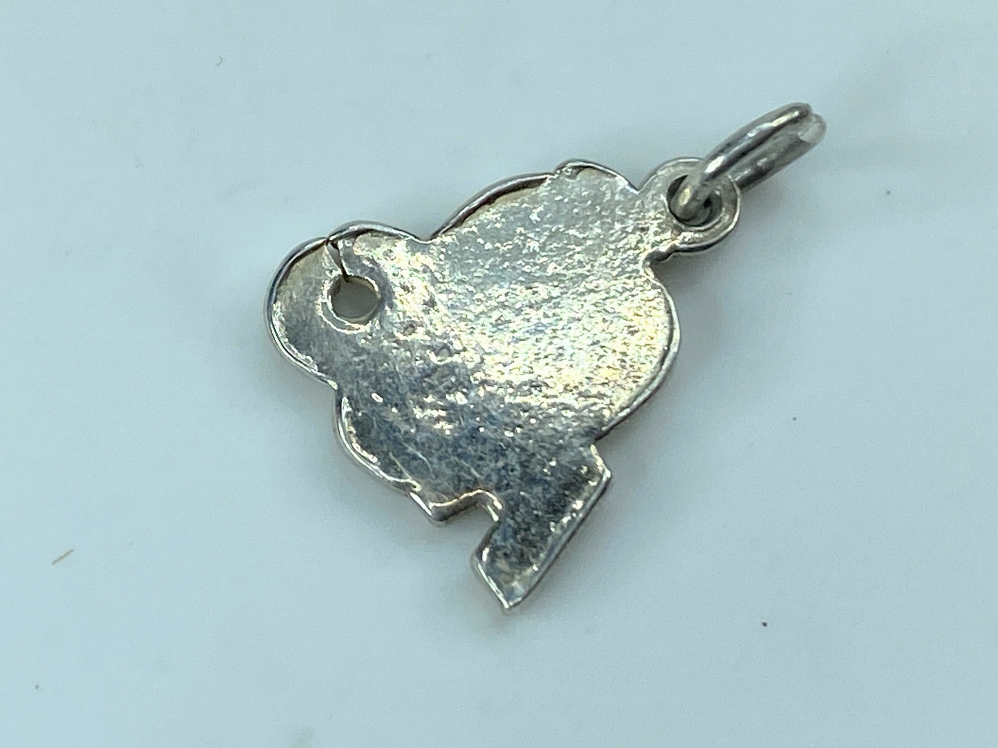 Retired James Avery Sterling Silver 925 “abc Apple Charm” 2.1g JR569