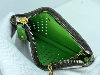 Vintage Louis Vuitton Ltd Edit Monogram Perforated Pochette Cles Key pouch GS695