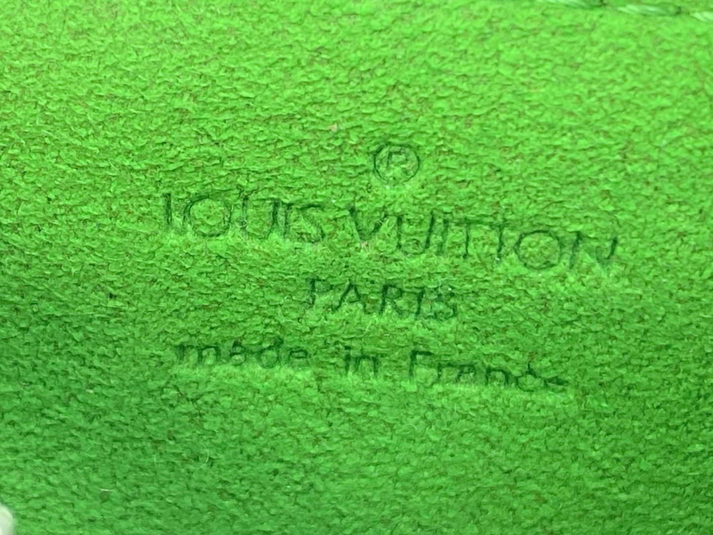 Vintage Louis Vuitton Ltd Edit Monogram Perforated Pochette Cles Key pouch GS695