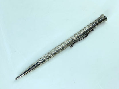 Yard-O-Led sterling silver perfecta victorian pen and refill set in box SS120