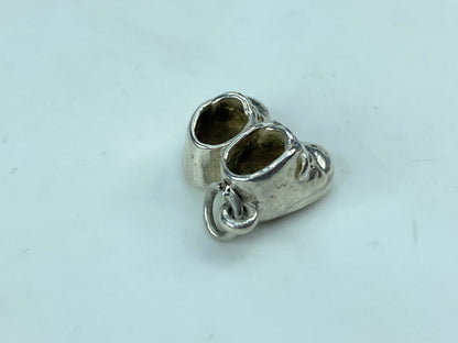 James Avery Retired Sterling Silver Baby Booties Charm (read) JR570