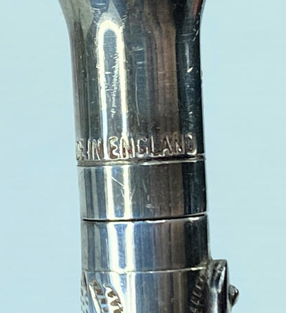 Yard-O-Led sterling silver perfecta victorian pen and refill set in box SS120