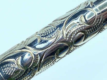 Yard-O-Led sterling silver perfecta victorian pen and refill set in box SS120