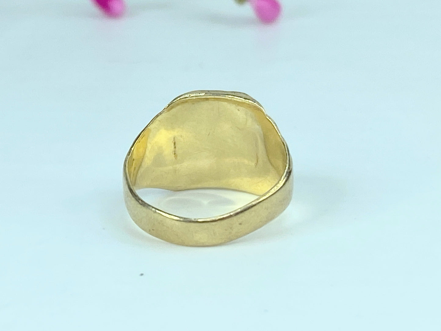 10K yellow gold High School class ring, s6 5.2g JR1046