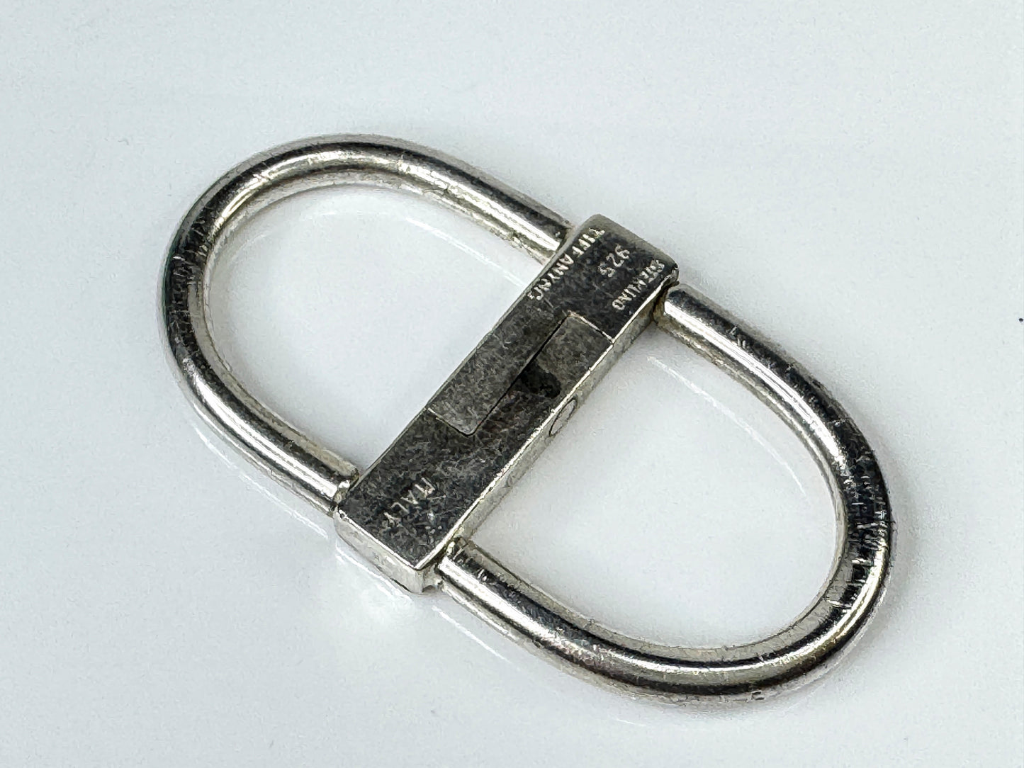 Vintage Tiffany & Co. Sterling Silver Key Lock Padlock with Pouch SS430