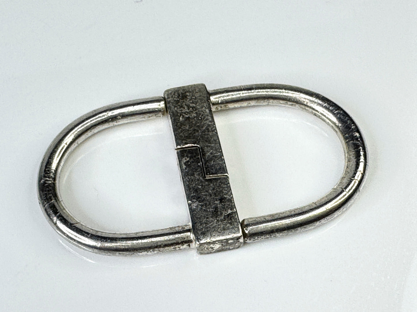 Vintage Tiffany & Co. Sterling Silver Key Lock Padlock with Pouch SS430