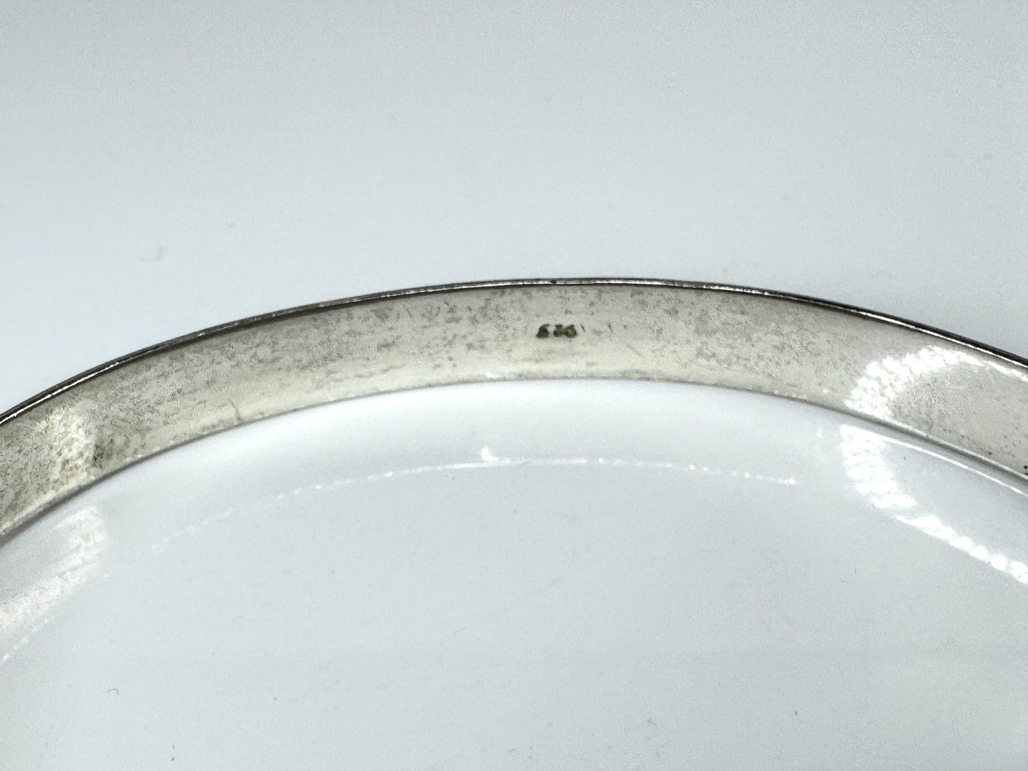 Men’s Handmade Sterling Silver & 14K Gold Hook Bangle Bracelet JR1771