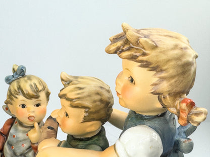 Hummel century collection "Scooter Time" figurine with wood base A629