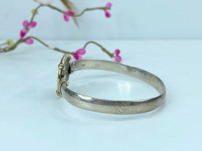 Atocha Treasure Coin Bracelet - Sterling Silver 14K Gold 8mm 7 Inch JR1051