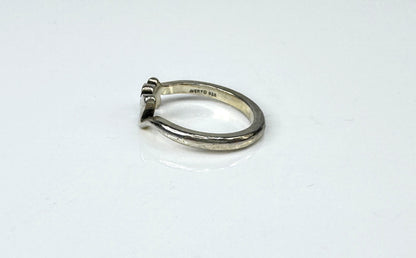 Vintage James Avery Sterling Silver Script Initial "M" Ring s6 2.7g JR1774