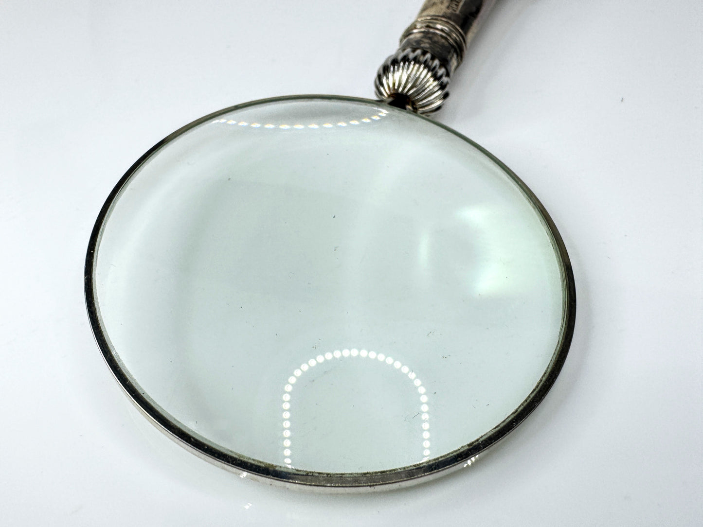 Vintage 1962 London Sterling Silver Handle Magnifying Glass Allen & Darwen SS431
