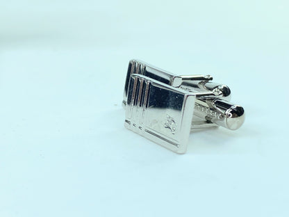 Burberry Classic Check Horsenight Silver Cufflinks GS126