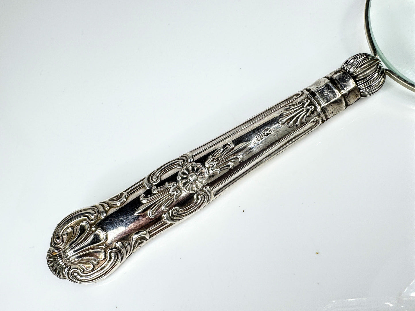Vintage Kirby Beard Sheffield 1926 Sterling Silver Magnifying Glass SS437