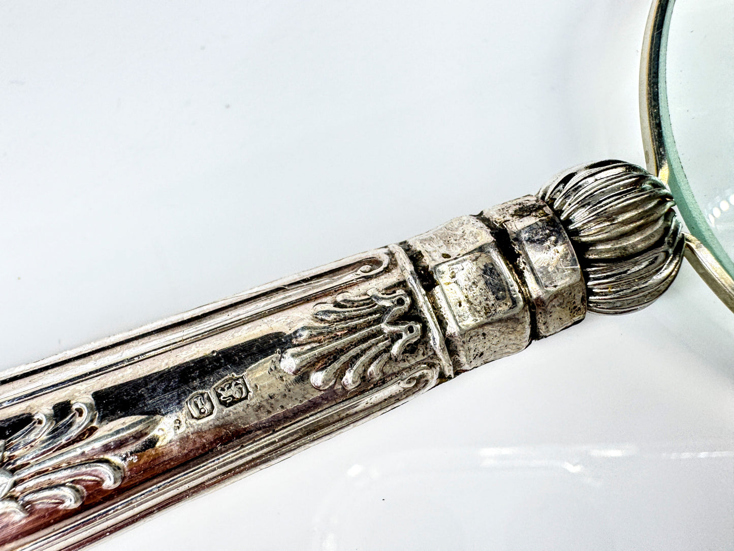 Vintage Kirby Beard Sheffield 1926 Sterling Silver Magnifying Glass SS437