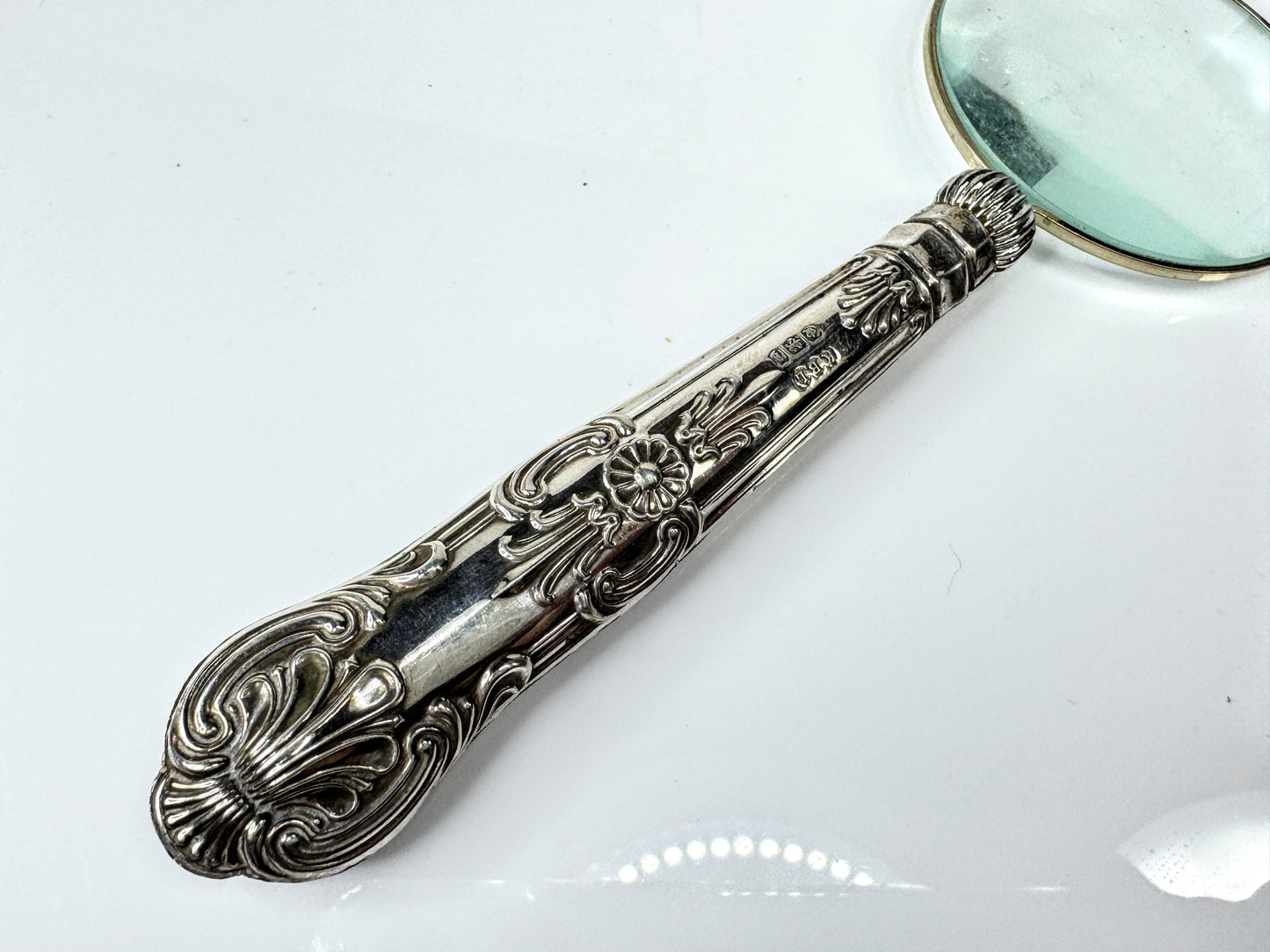 Vintage Kirby Beard Sheffield 1926 Sterling Silver Magnifying Glass SS437