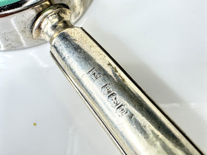 Vintage English Sterling Silver Handled Pocket Magnifying Glass 18.5g SS440