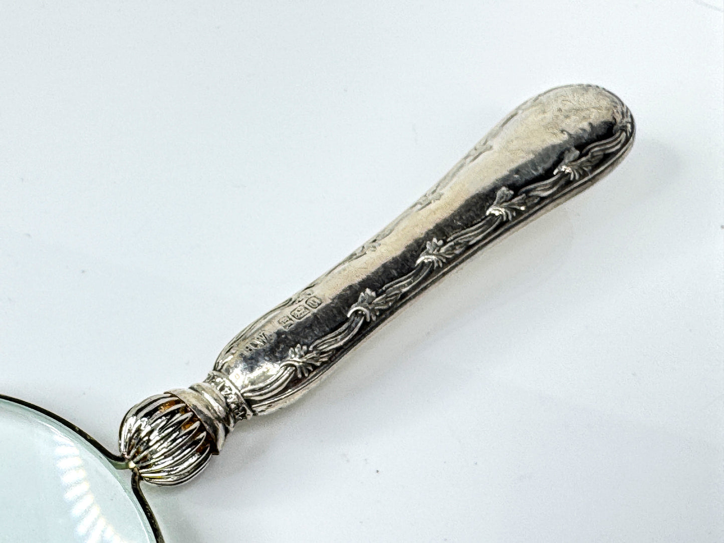 Vintage Allen & Darwin Sterling Silver Handled Magnifying Glass SS439