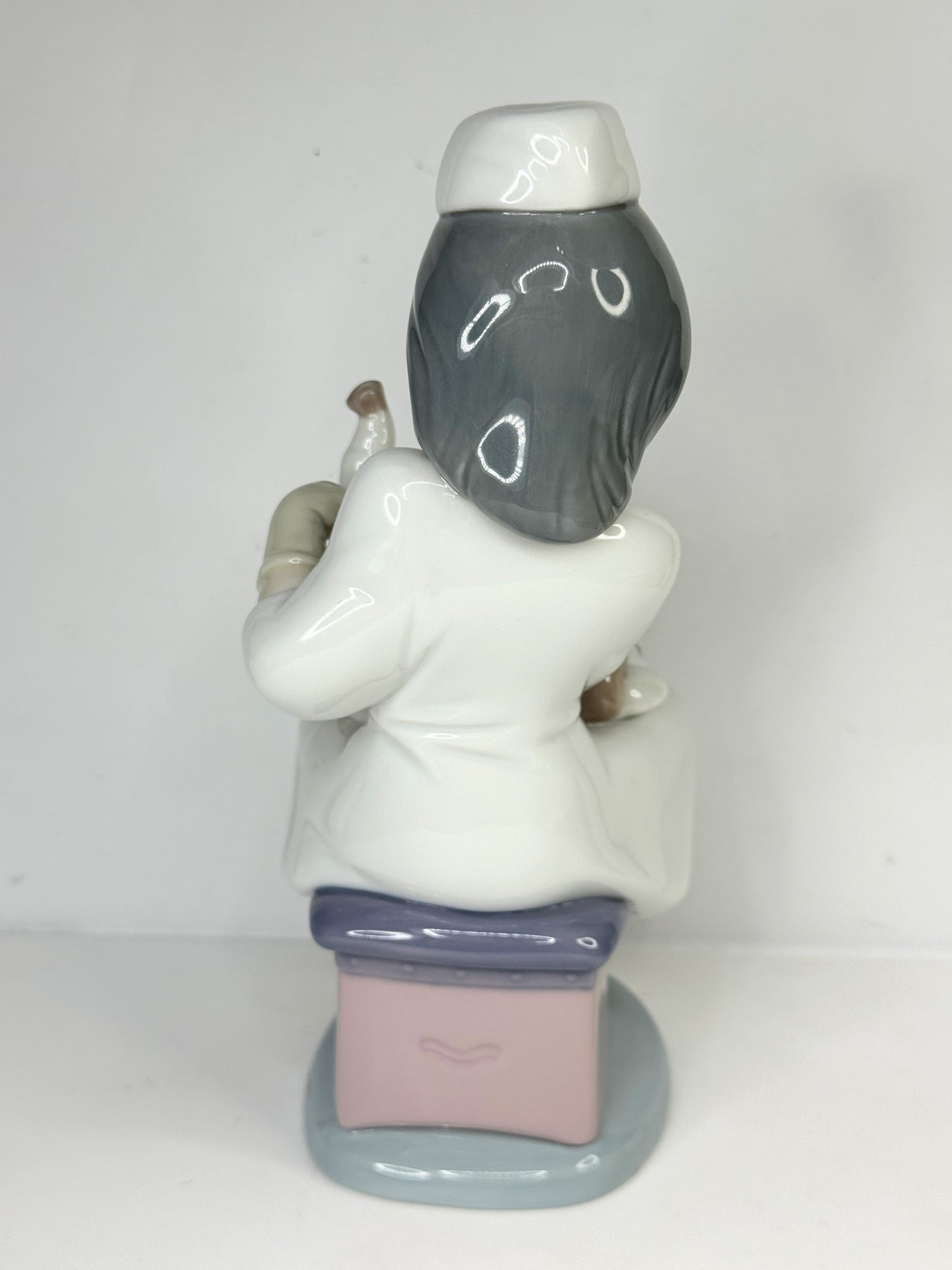 Lladro “Little Veterinarian” Nurse With Her Dog 6348 Porcelain Mint A640