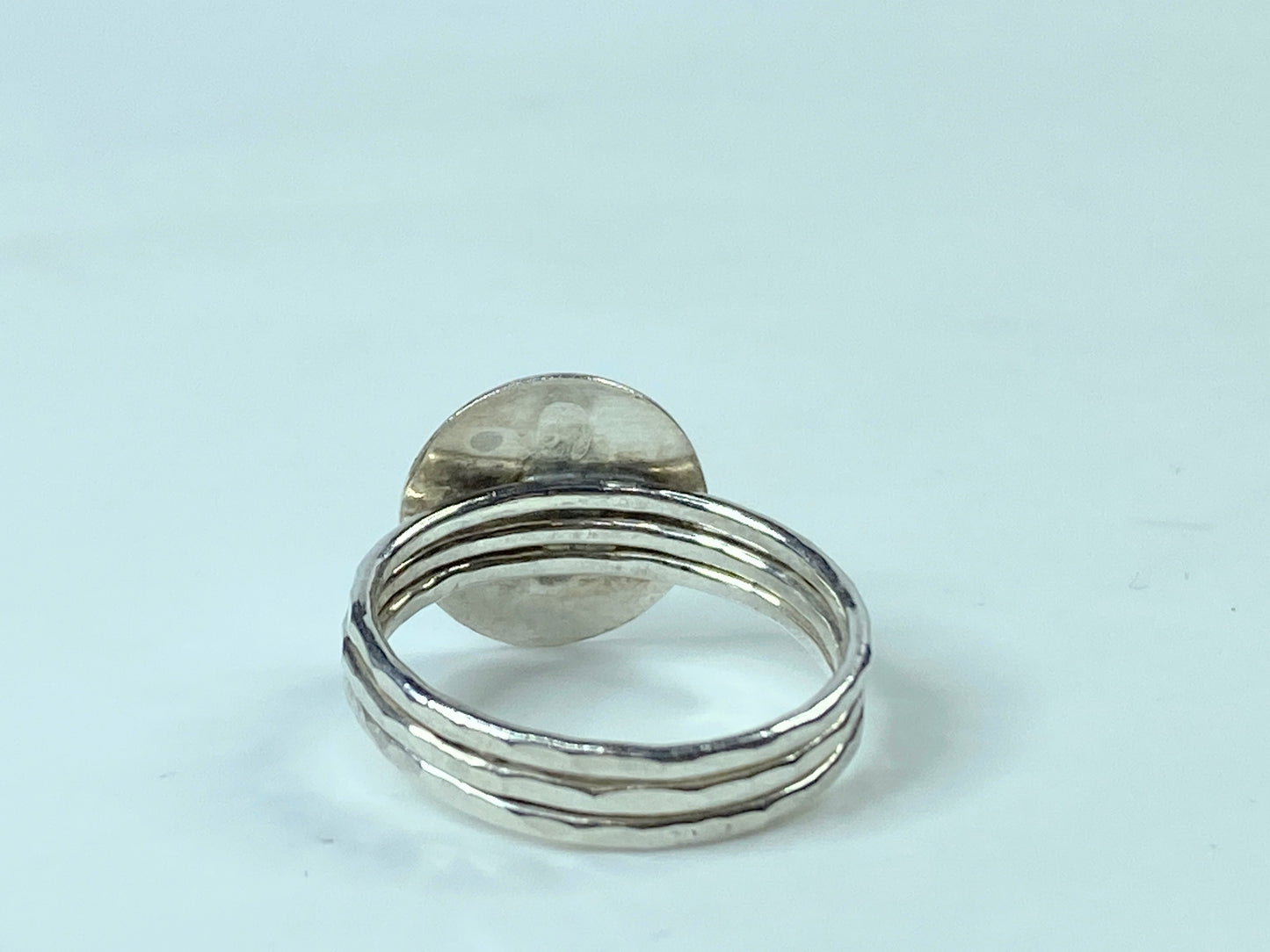 Sterling 925 Compass Ring Dainty Navigation Jewelry Direction Ring s7.5 JR684