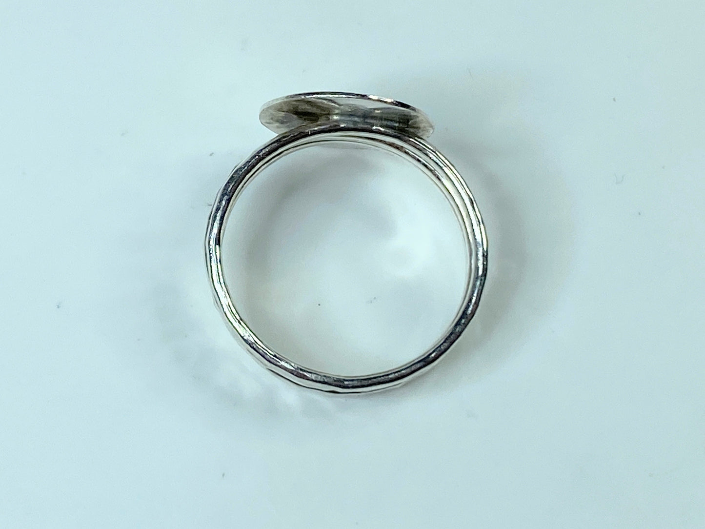 Sterling 925 Compass Ring Dainty Navigation Jewelry Direction Ring s7.5 JR684