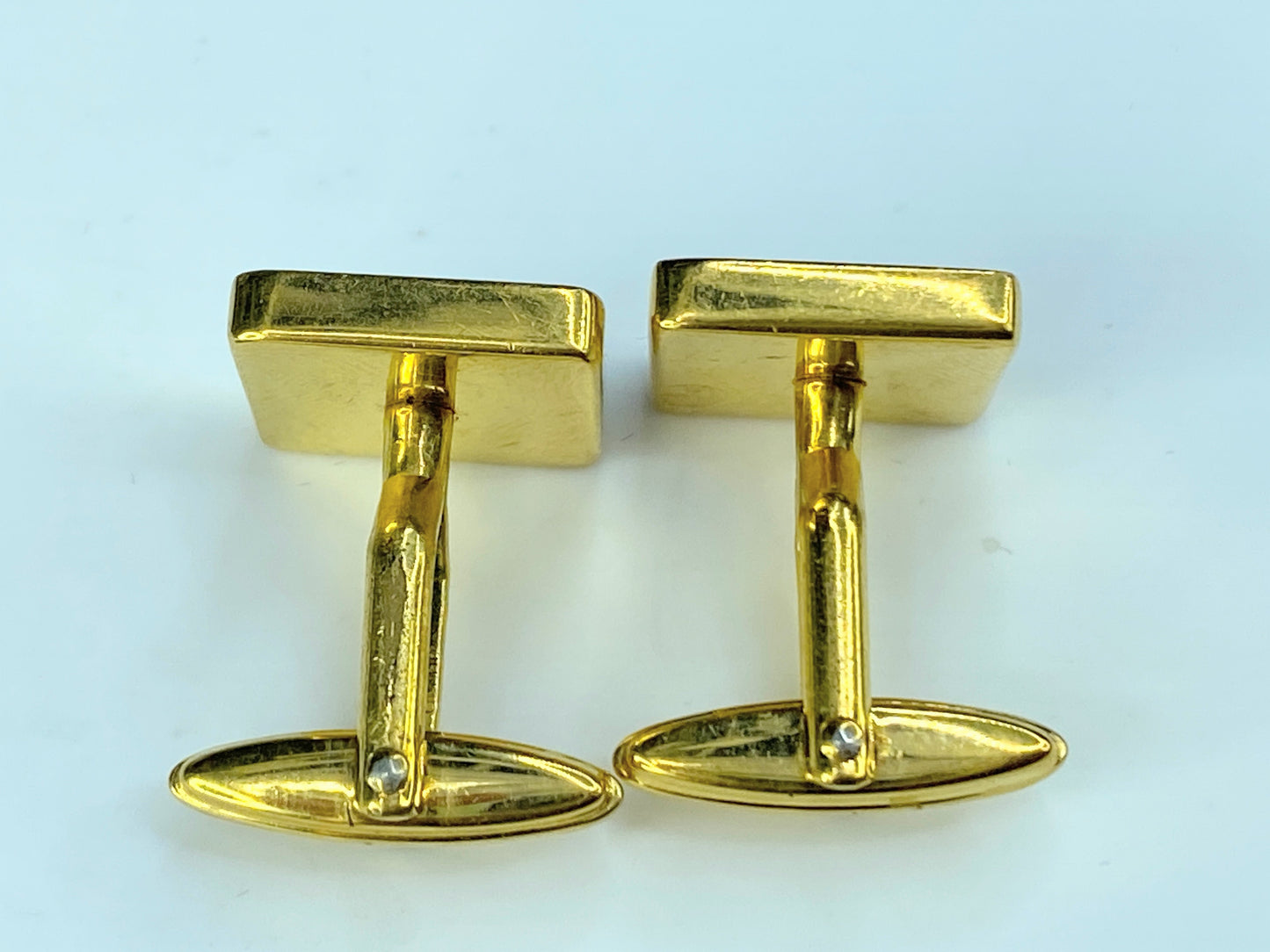 Authentic Dunhill cufflinks Tie clip men's accessories gold x silver color GS130