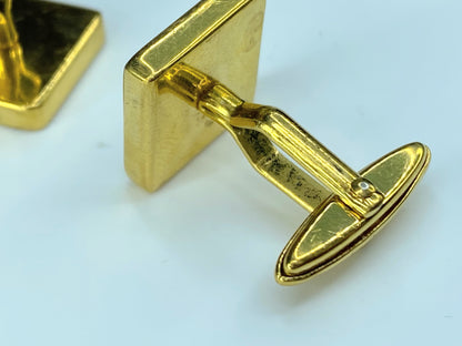 Authentic Dunhill cufflinks Tie clip men's accessories gold x silver color GS130