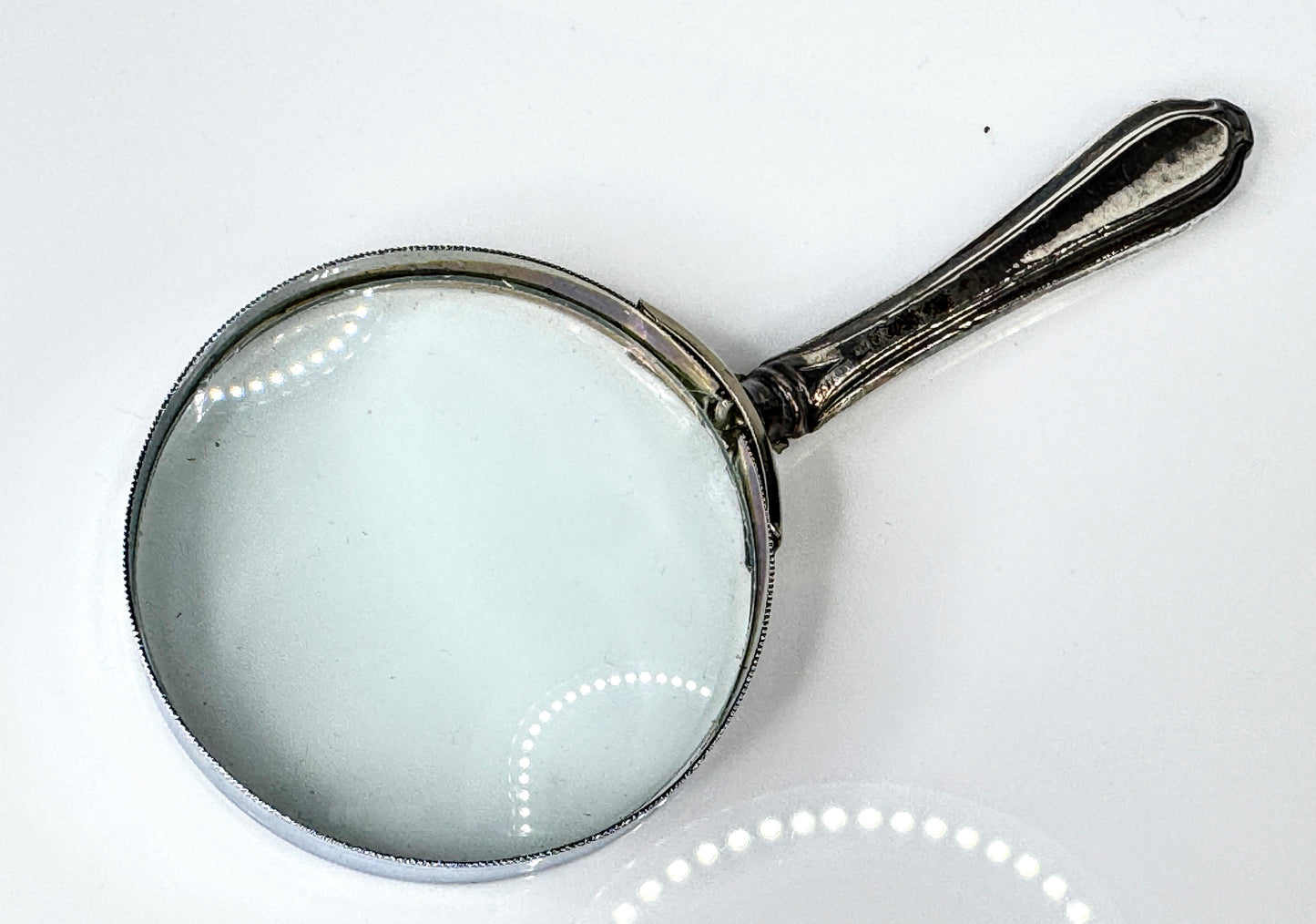 Vintage Sterling Handle Magnifying Glass George Howson Sheffield Style SS441