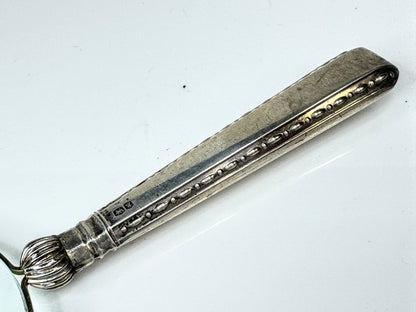 Vintage 1927 Sterling Silver Handled Magnifying Glass Thomas Bradbury & Son Sheffield SS442