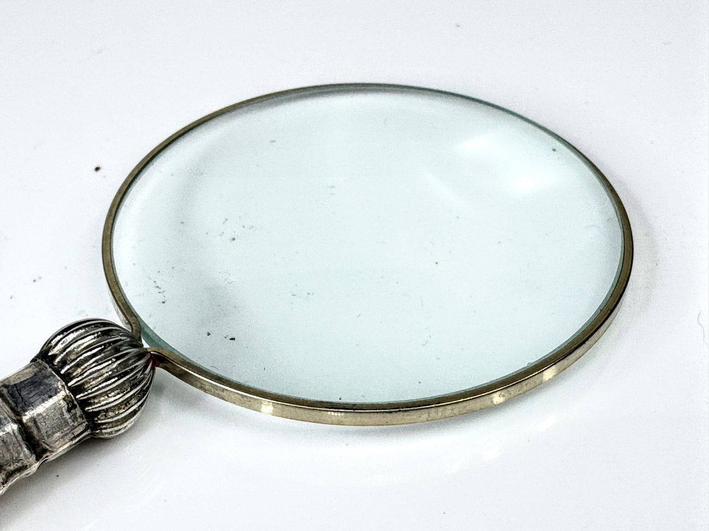 Vintage 1927 Sterling Silver Handled Magnifying Glass Thomas Bradbury & Son Sheffield SS442