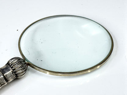 Vintage 1927 Sterling Silver Handled Magnifying Glass Thomas Bradbury & Son Sheffield SS442