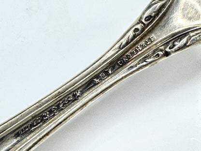 Vintage Sterling Handle Ornate Two-Tine Serving Fork  7 1/4" 50.8g SS445