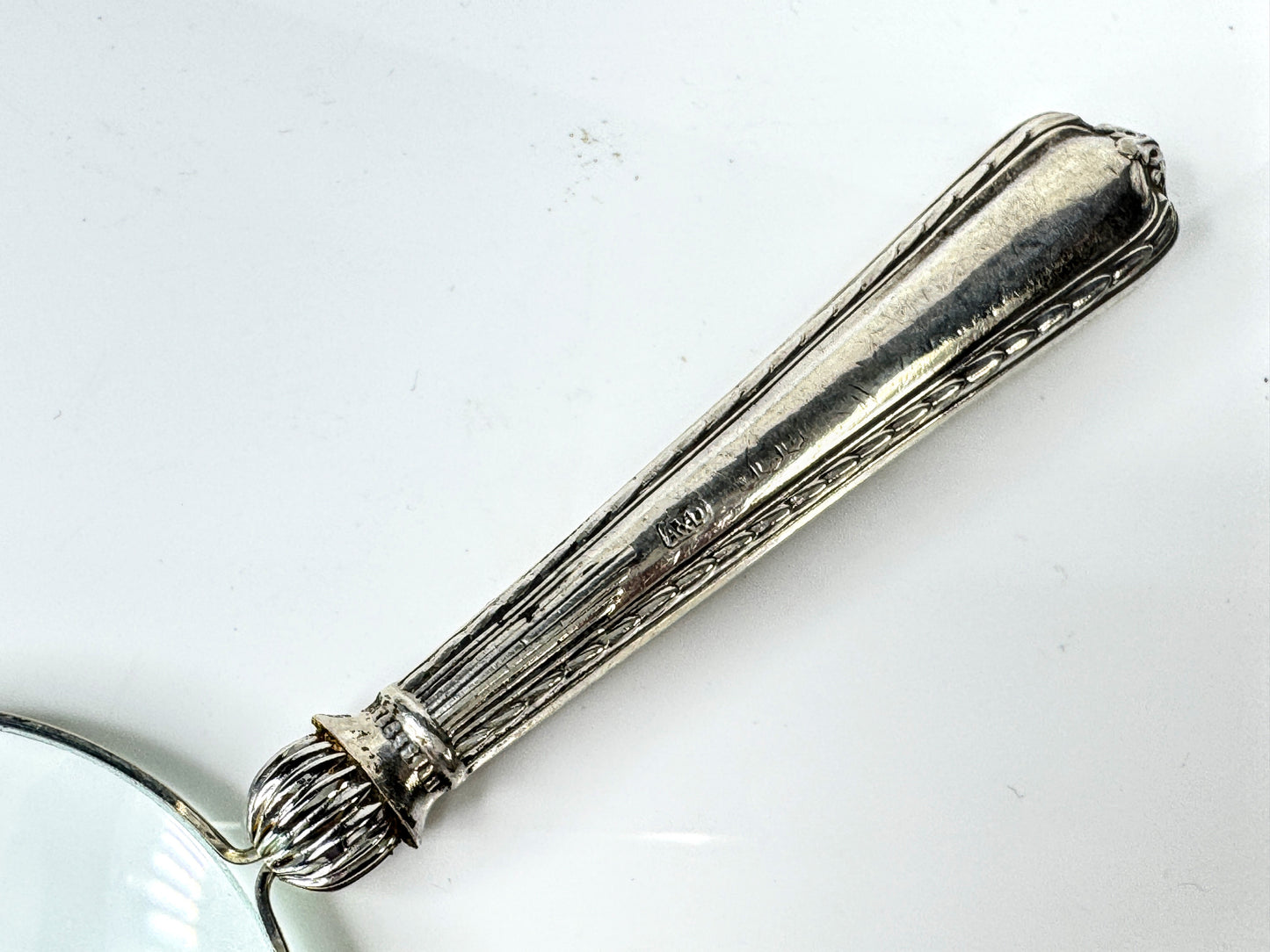 Vintage Allen & Darwin Sheffield Sterling Silver Handle Magnifying Glass SS447