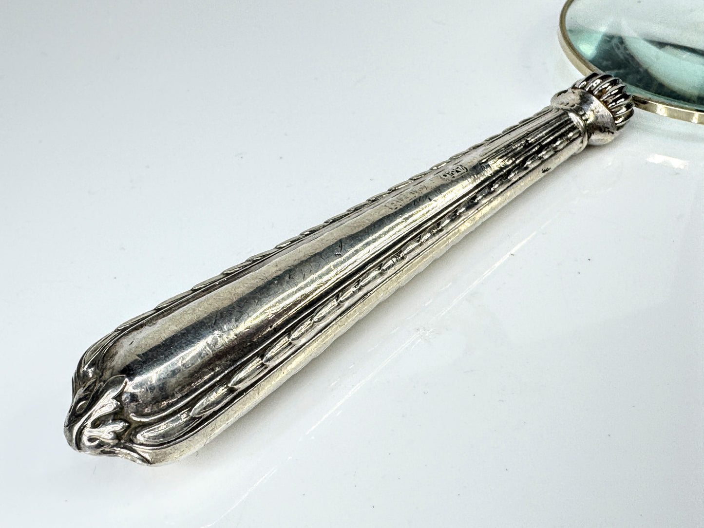 Vintage Allen & Darwin Sheffield Sterling Silver Handle Magnifying Glass SS447