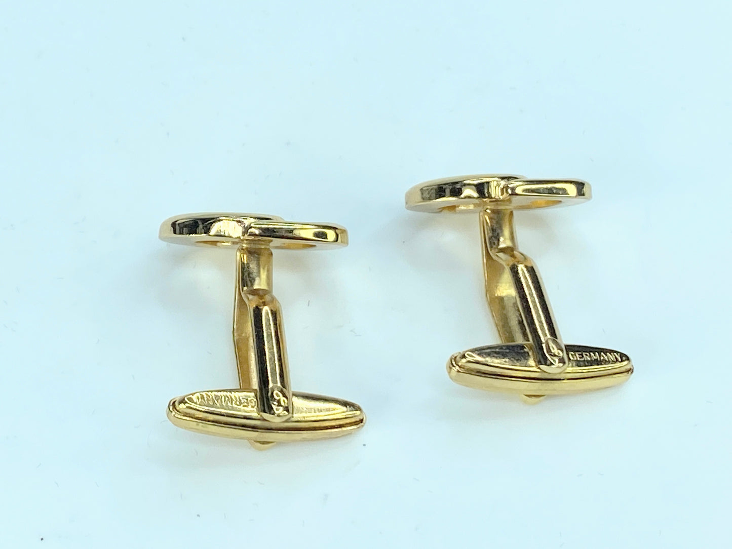 Dior logo gold tone Cufflinks Tie clip suite set GS135