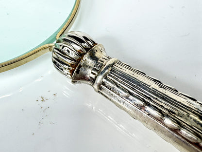 Vintage Allen & Darwin Sheffield Sterling Silver Handle Magnifying Glass SS447