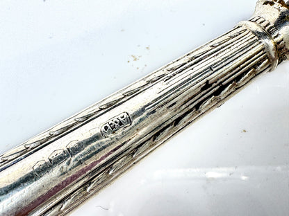 Vintage Allen & Darwin Sheffield Sterling Silver Handle Magnifying Glass SS447