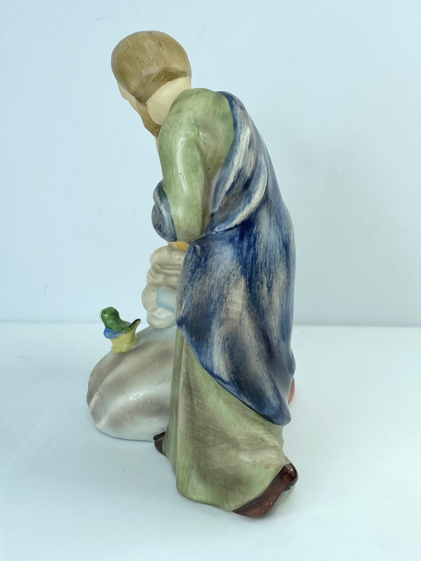 Goebel Nativity Jesus Mary Joseph and Bird Religious Germany Stamped c1960 A532