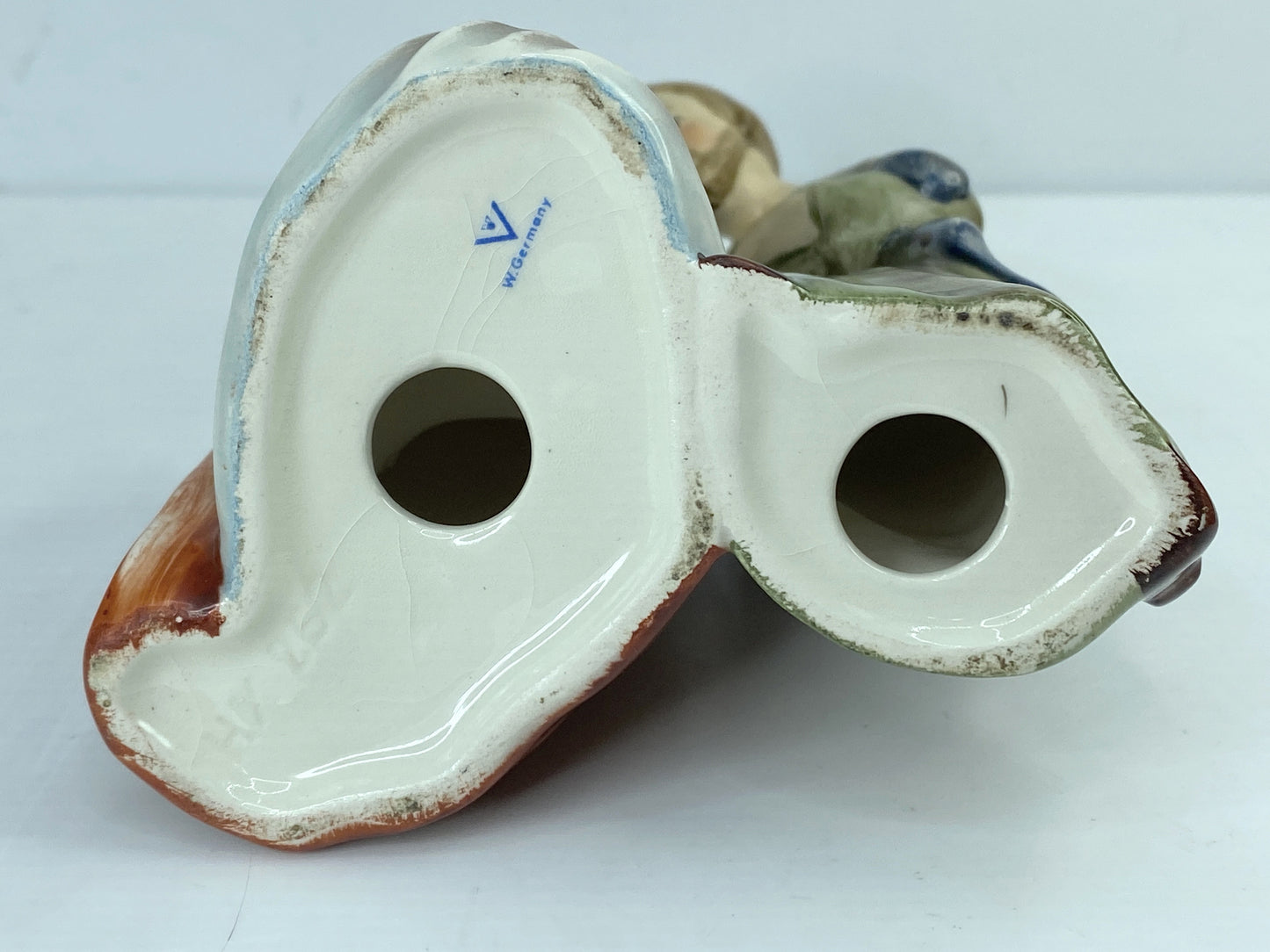 Goebel Nativity Jesus Mary Joseph and Bird Religious Germany Stamped c1960 A532