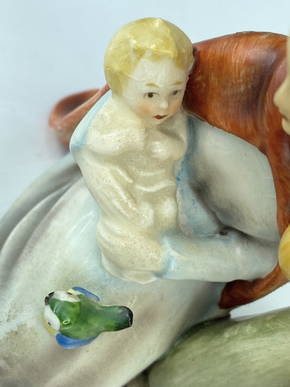 Goebel Nativity Jesus Mary Joseph and Bird Religious Germany Stamped c1960 A532