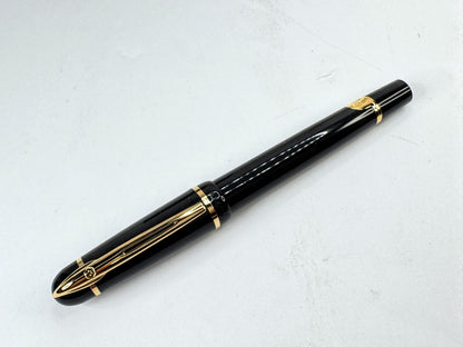 Waterman Black Noir Medium Nib Fountain Pen w Box SS449