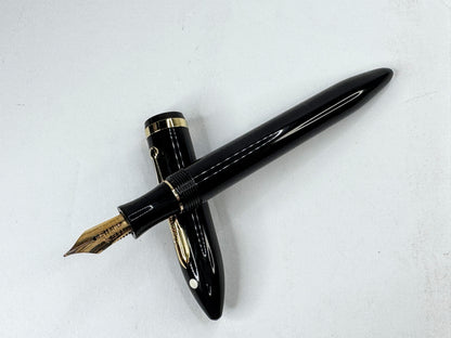 Sheaffer Balance Black Fountain & Ballpoint Pen Set w/ Box new old stock SS451