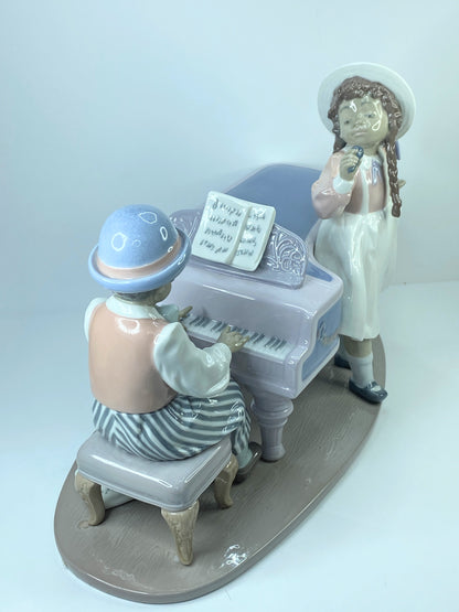 Retired Lladro Jazz Figure Duo Band Rare Collectible Figurine Pristine A561
