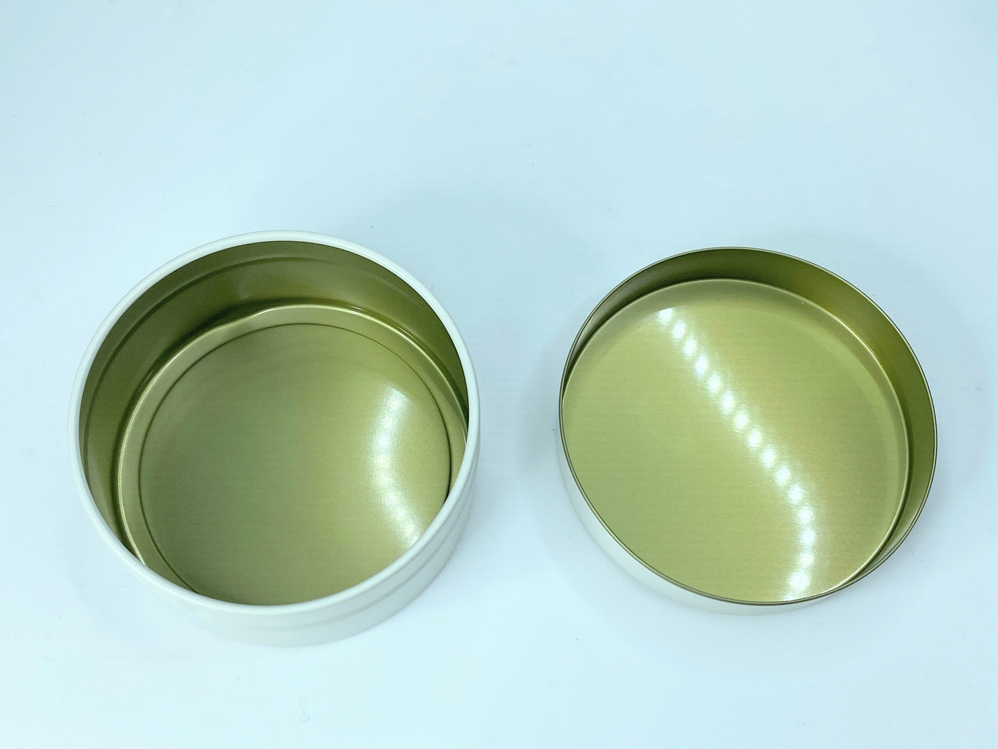 Retired TIFFANY & Co. Cat Street small canister lid tin can 2 7/8" SS49
